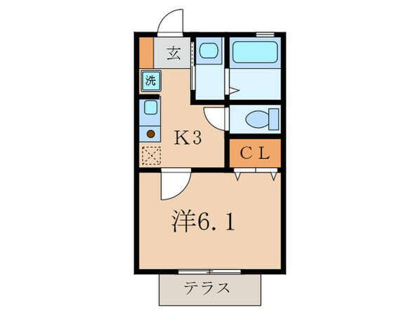 マーベラス８６　Ｂの物件間取画像